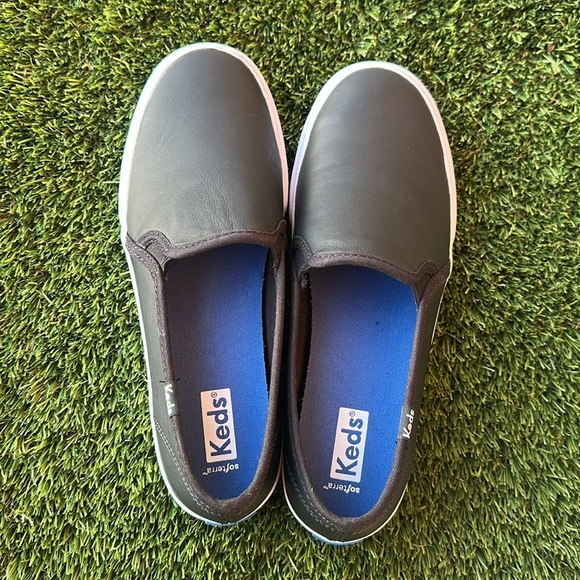 Keds Black Slip-On Sneakers with Canvas Upper Women’s Size 7.5 - Picture 3 of 7